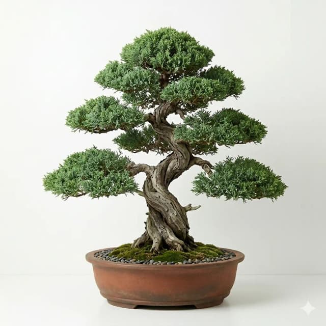 بونسای سرو خمره‌ای