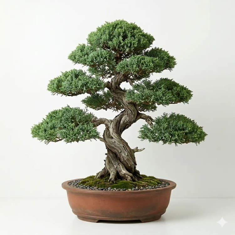 بونسای سرو خمره‌ای